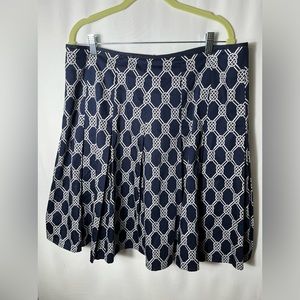 Jones New York signature pleaded skirt, size 14 100%cotton